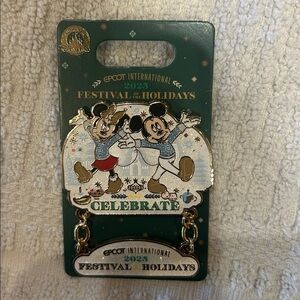 Disney 2025 EPCOT Festival Holiday pins-